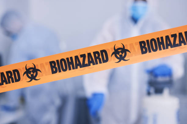 Professional Biohazard Cleanup technician working in Bensalem, PA